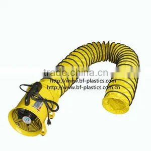 8'' 220V/50/60Hz Yellow Industrial Portable Ventilator thumbnail-4