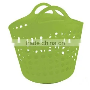 Flexible PE Baskets,plastic Laundry Basket."REACH",All Purple Trug thumbnail-1