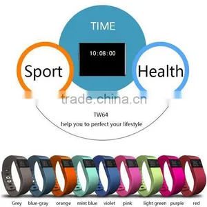 2015 New Waterproof Tw64 Xiaomi mi Sports Smartband Smart Fitness Bluetooth 4.0 Bracelet Wristband thumbnail-1