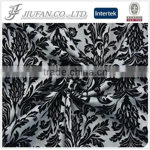 Jiufan Textile Good Quality Roma With Flocking Polyester Spandex 95/5 Ponti Fabric For Lady's Sweater Garment thumbnail-2