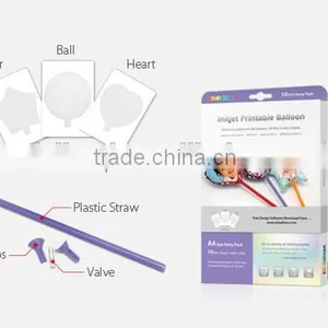 DIY Inkjet Printable Photo Balloon With Heart, Star, Round Shape ( Make by Hand ) thumbnail-4