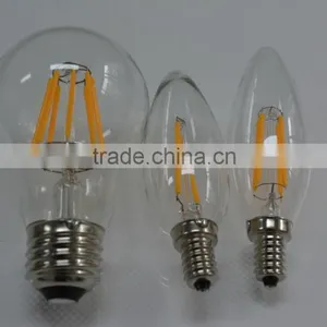 360 Degree 4w CE ROHS UL E14 E12 E27 B22 Candle Bulb Led Incandescent Filament for Lamp thumbnail-2