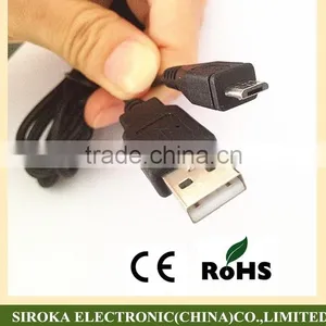 Customized Colors 5pin V8 Micro USB Link Cable Sync Charging Data Cable for Samsung HTC LG thumbnail-3