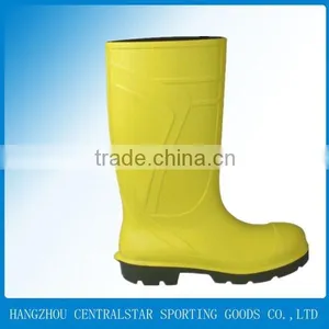 2015 Yellow Safety Shoes pu Upper for Men PU-001 thumbnail-1