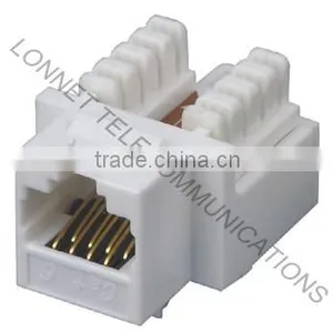 90 Degree Cat6 Keystone Jack With 110 IDC thumbnail-1
