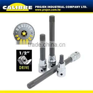 CALIBRE 26PC 1/2"Dr Ribe Profile Bit Set thumbnail-2