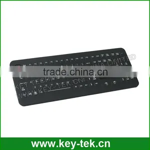 Hot Selling Sealed Biometric Keyboard With Touchpad Keypad and Function Keys thumbnail-2