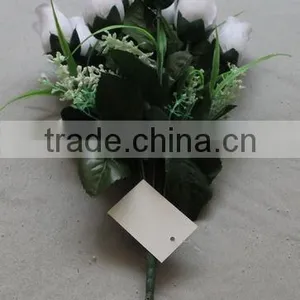 18 Heads Decoration Cheap Artificial Flower Rose Bud thumbnail-2