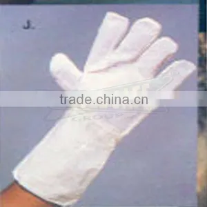 LEATHER HAND GLOVES CHROME SPLIT LEATHER HAND GLOVES SFT-0069 thumbnail-1