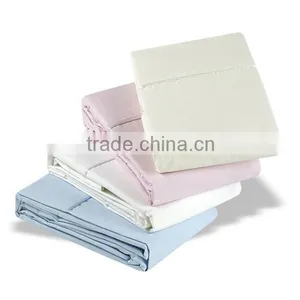 Solid Color Poly Microfiber Fitted Sheet thumbnail-6