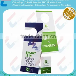 Papery Plastic Customized Shape Door Hanger thumbnail-1
