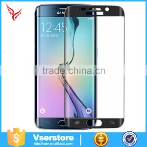 Mobile Phone Accessories For Samsung Galaxy S6 Edge 3D Full Covered Tempered Glass Screen Protector thumbnail-4