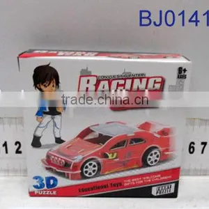 Hot Sell Plastic Assembled Toy Car 3D Puzzle DIY Racing Car Toy thumbnail-1