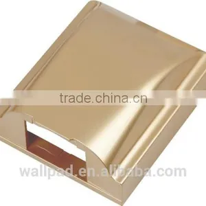 New Arrival Wholesaler Wallpad for Wall Switch Socket Outlet 86 Type Champagne Waterproof Electrical Plastic Box Enclosures thumbnail-1