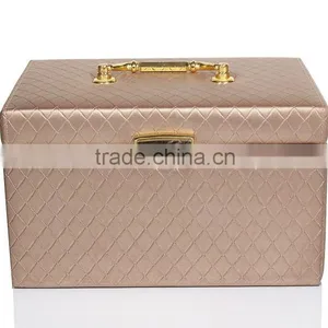 2015 Luxury Fashion Multi-functional Leather Dressing Box With Fish Scales thumbnail-1