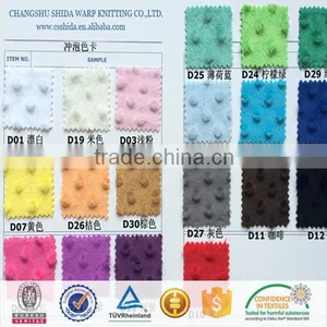 320GSM Wholesale Minky Dimple Dot Fabric thumbnail-3