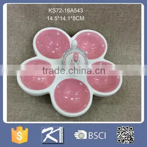 High Quality Custom Stoneware Ceramic Egg Holder Tray of Good Price thumbnail-3