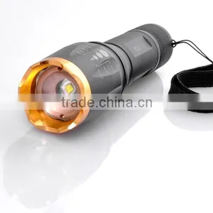 Wholesale Price T6 Adjustable Focus Zoomable LED Flashlight Torch thumbnail-4