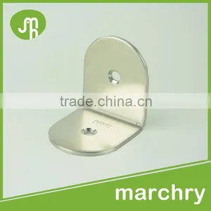 MH-3005A Stainless Steel 90 Degree Cubicle Wall Panel Connectors thumbnail-1