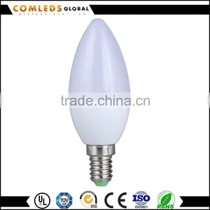 B22 E14 Milky ul Led Tail Light Candle Bulb , E12 Candelabra Led Bulb 2700k 80w thumbnail-3