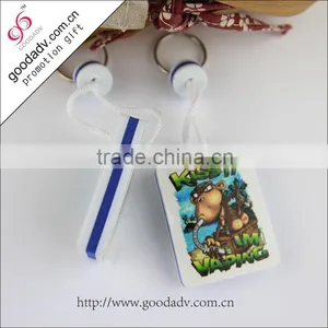 Promotional Price Floating Foam EVA Key Chains Custom Shape/logo/printing Key Fobs thumbnail-3