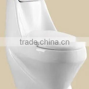 GC2474 One Piece Toilet Bathroom Wall Mounted White Toilet thumbnail-1