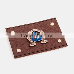 Embossed Leather Patches pu Labels for Jeans China thumbnail-3