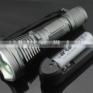 1150 10W 500 Lumens Mini XML T6 High Power Torch 18650 Aluminum Rechargeable Flashlight thumbnail-3