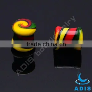 Attractive Wholesale Ear Plugs Pyrex Glass Jewelry thumbnail-1