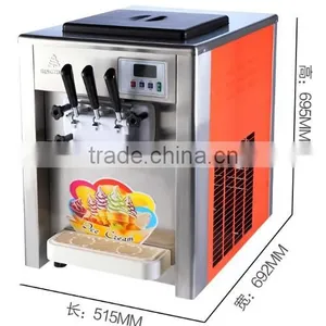 Ice Cream Machine/3 Flavors Soft Ice Cream Machine/commercial Ice Cream Making Machine thumbnail-1