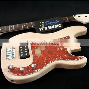 China Unfinished Competitive DIY High Electric Bass Guitar Kits thumbnail-2