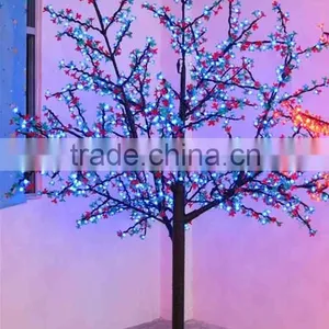 Outdoor Light up Flower Decoration Led Cherry Blossom Solar Tree Light thumbnail-2