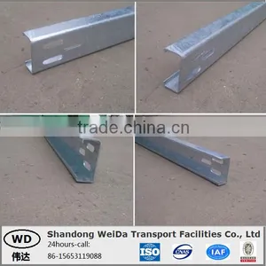 Galvanized C Section Post for Guardrail thumbnail-1