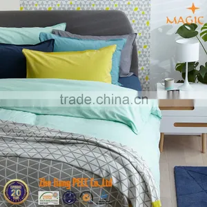 Plain Dyed Bedding Sets Duvet Cover Pillow Case thumbnail-1