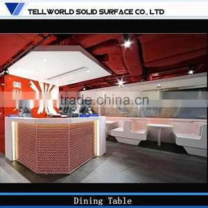 Restaurant Artificial Stone Top Dining Table/Dining Room Furniture thumbnail-2