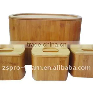 Custom Vertical Wood Bread Storage Bin With Removable Lid and Handle for Bread and Cake Storage thumbnail-6