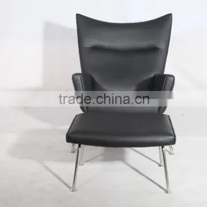 Brown Leather Chair Wing Chair Recliners thumbnail-2