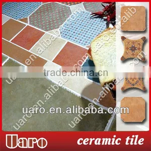 Vintage Porcelain Flooring Brick-red Tile Provence Series thumbnail-1