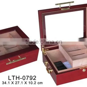 Custom Wooden Cigar Showcase thumbnail-1