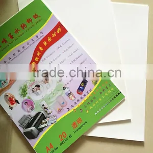 A4 Size Ink Jet Printer Water Transfer Printting Paper thumbnail-2