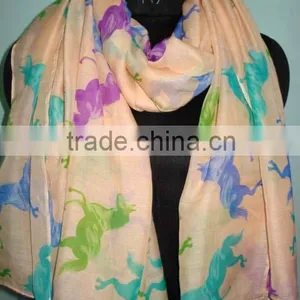 COTTON PRINTED SCARF 2014 thumbnail-5