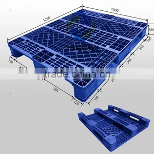 4 to 6 Ton Durable Heavy Duty Plastic Pallet for Sale 1250*1000 mm Supplier's Choice thumbnail-1