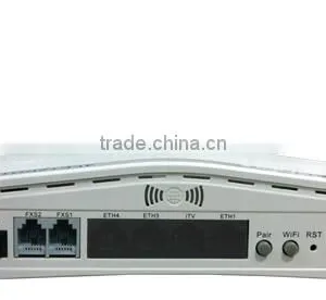 4GE 2FXS USB Port WiFi FTTH GPON ONT ATA Adapter Wireless ONU thumbnail-3