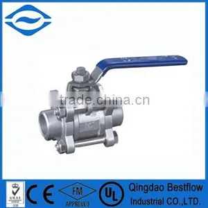 Manufacture Stainless Steel 3pc Ball Valve thumbnail-2