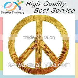 Custom Sequin Embroidery Iron on Glitter Patches thumbnail-6