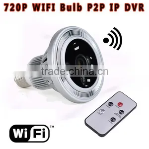 WIFI 720p HD Hidden Wireless Camera H.264 DVR Light Bulb Night Vision Camera thumbnail-2