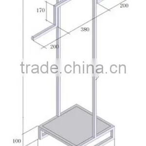 Fashionble Stainless Steel Stand Racks for Cloth Furniture thumbnail-1