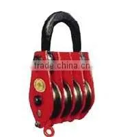 Drop Forged Hardware Alloy Steel/carbon Steel Lifting Hoist Four Wheel Close Link/hook/ring Type Steel Hoist Pulley Block thumbnail-5