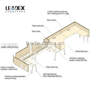 The Simple and Easy Installation Metal Desk thumbnail-5