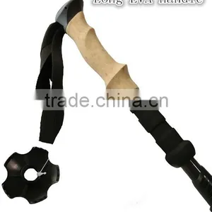 Carbon Fiber&alumium Telescopic Trekking Nordic Folding Walking Pole thumbnail-2